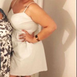 Loft Blue and White Stripped Dress